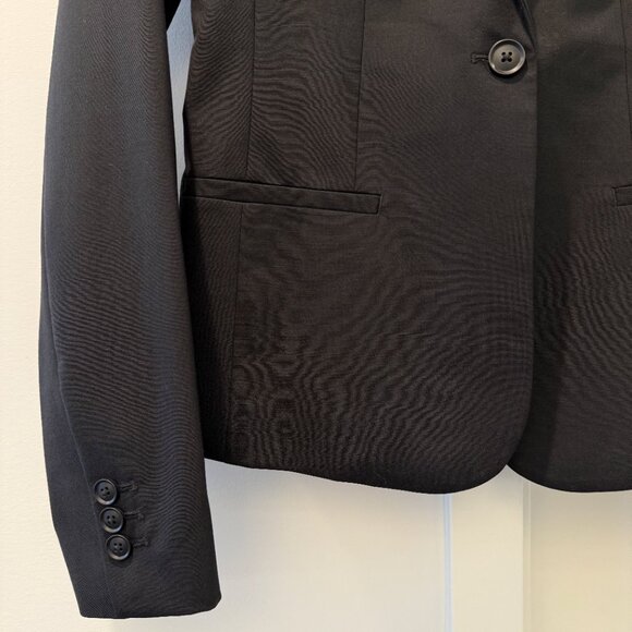 Banana Republic Classic Fit Blazer 2 Tall Washable Italian Wool Suit Jacket 2T - Picture 7 of 16